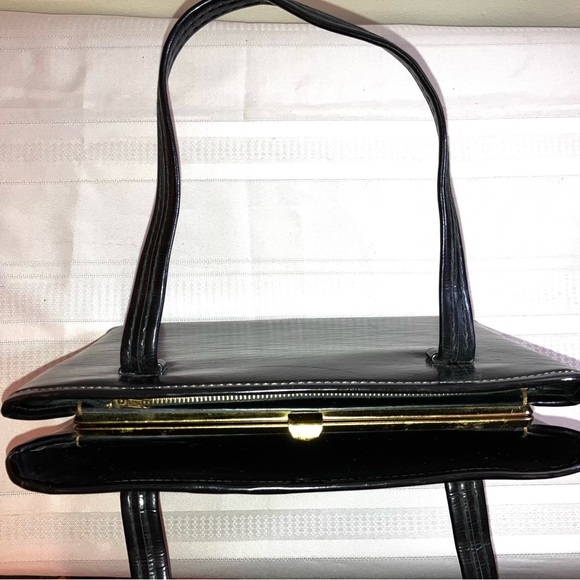 Gorgeous 1960s 1970s True Vintage Snap Close Box stylee Purse - Picture 6 of 11